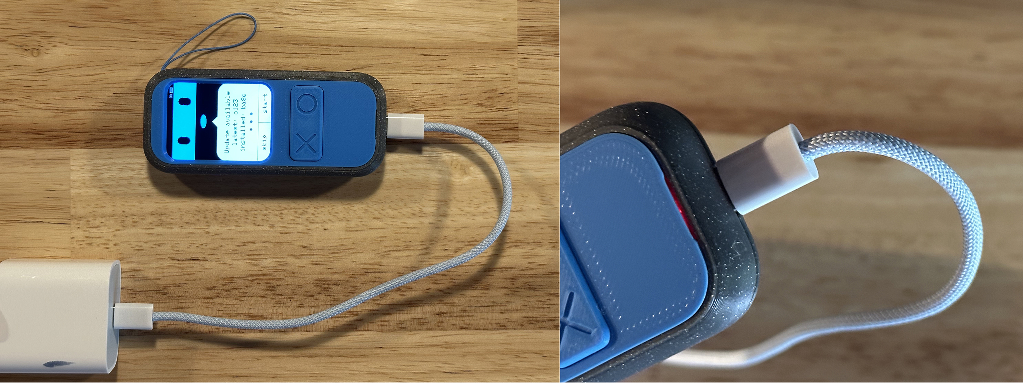 Charging the device