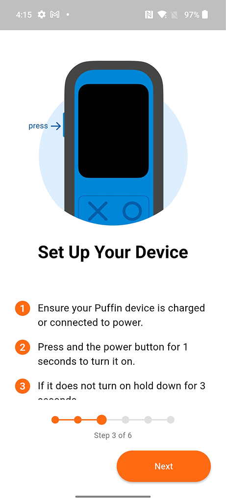 Turn on device