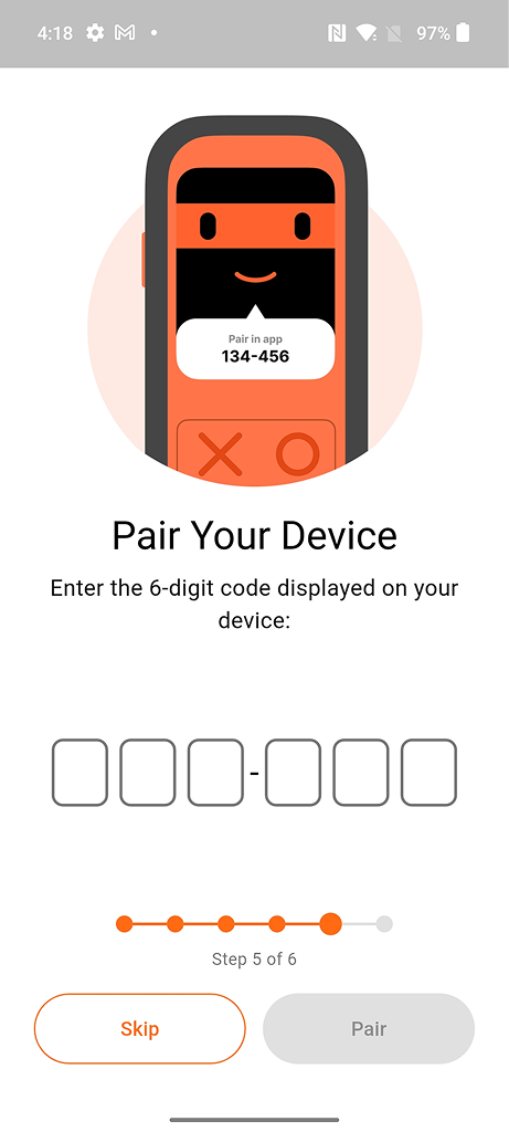 Pair device