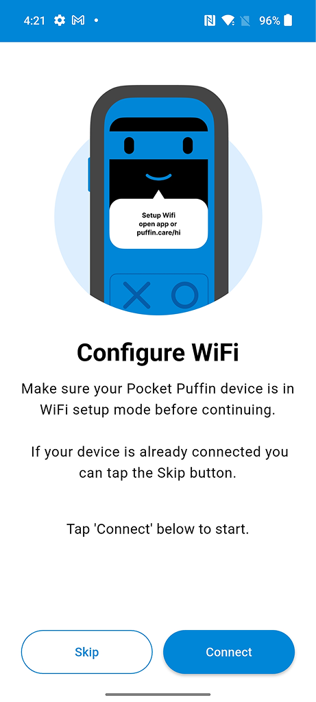 Setup WiFi