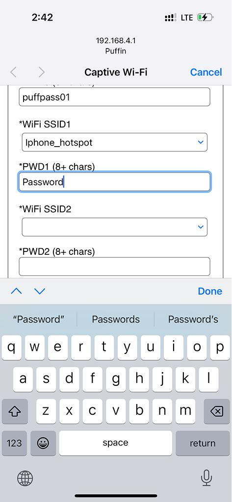 iPhone Hotspot