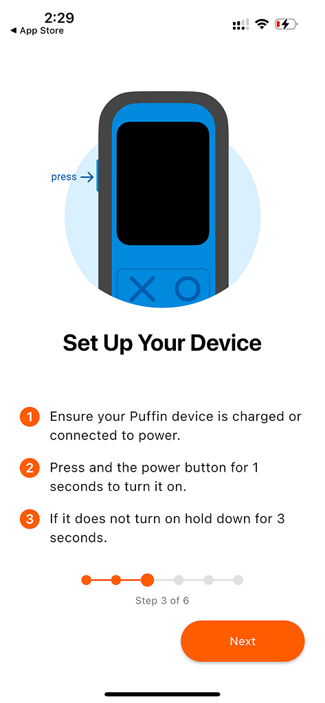 Turn on device