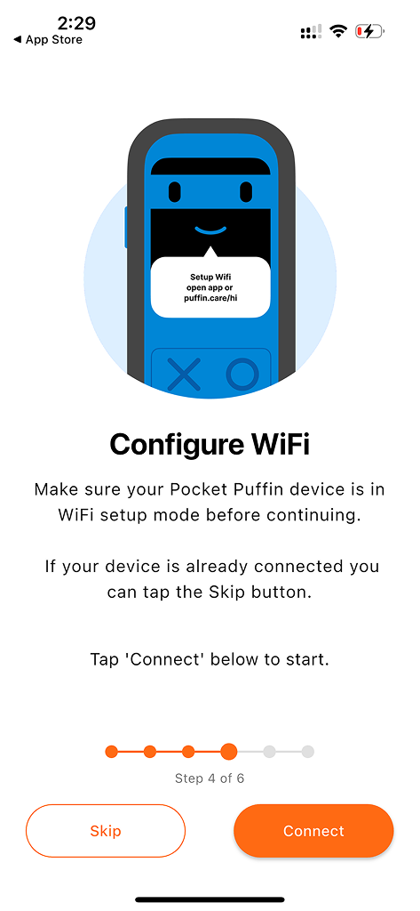 WiFi step 1