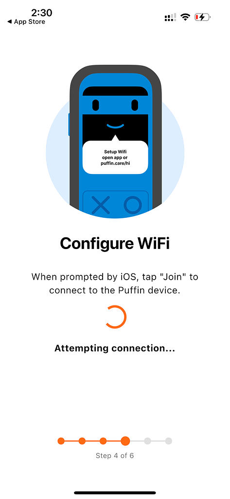 WiFi step 2