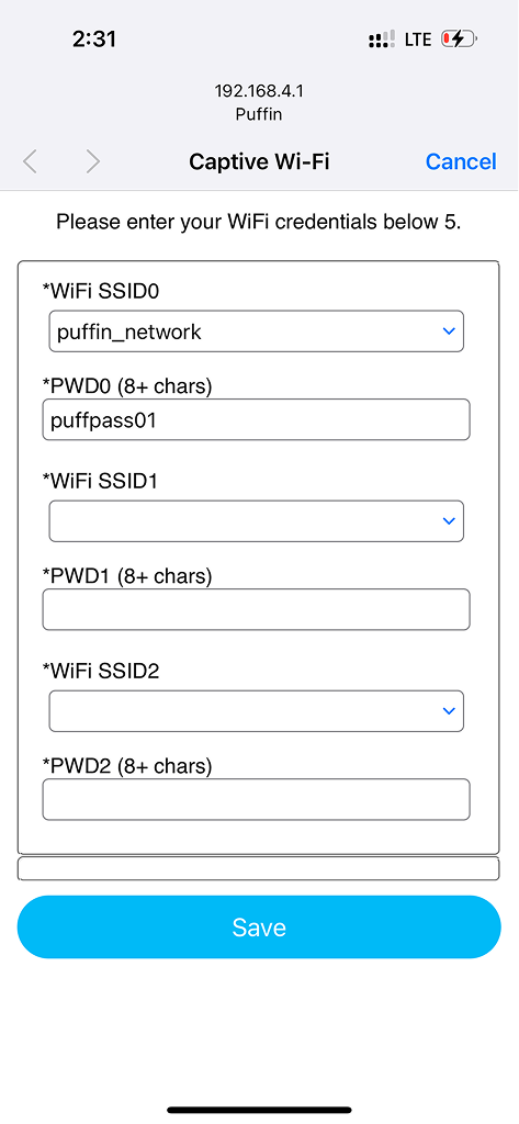 Captive portal